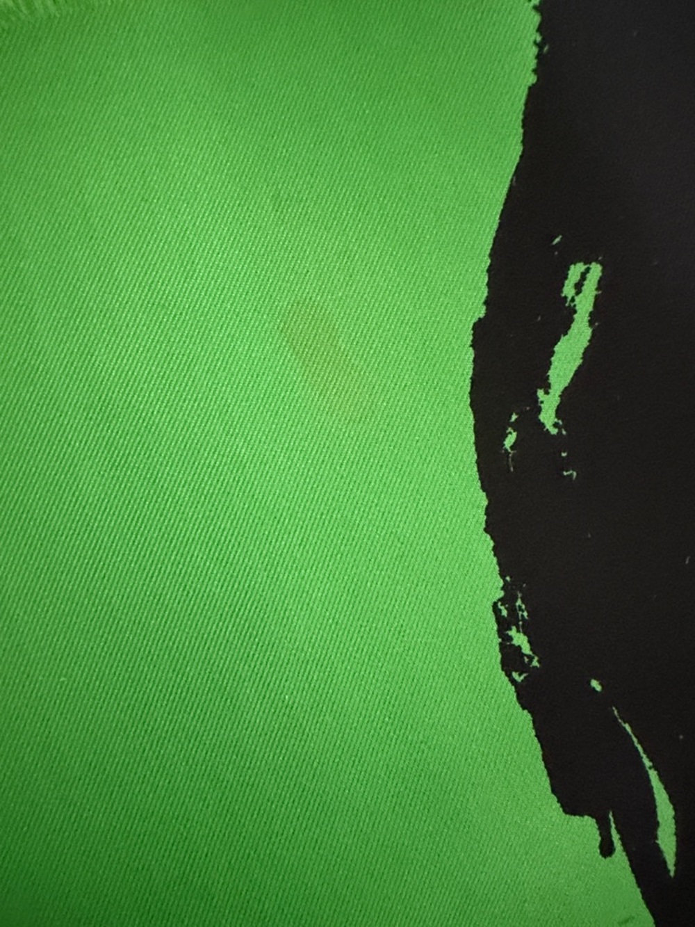 Balenciaga Green Abstract Silk Scarf - Picture 4 of 6